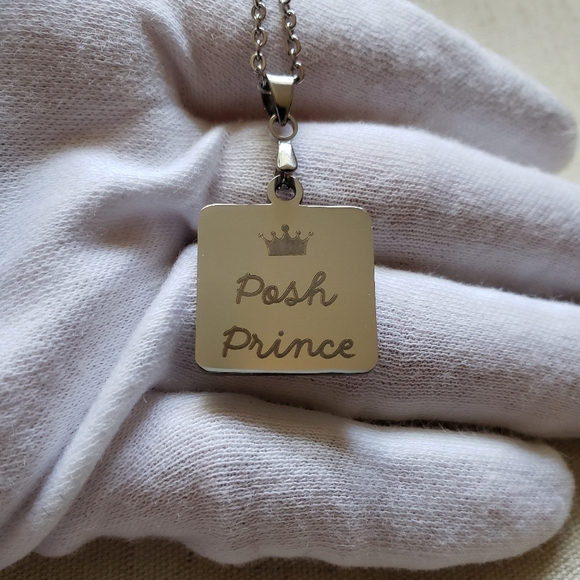 "Posh Prince" Pendant Necklace - Picture 6 of 7